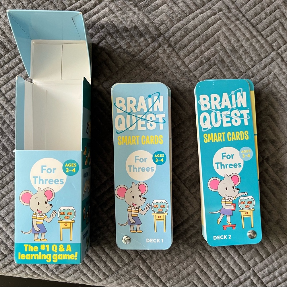 Smart Cards for Threes - Blue